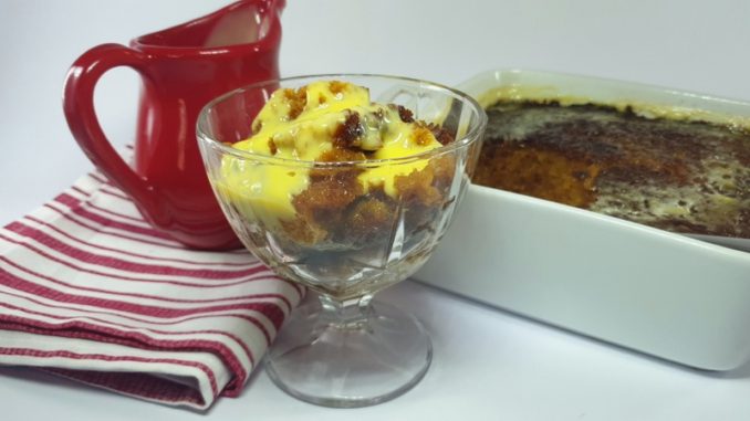 Malva pudding with custard