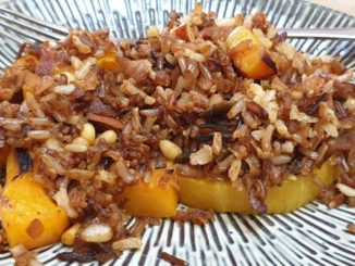 Butternut with Nutty Brown Rice Topping