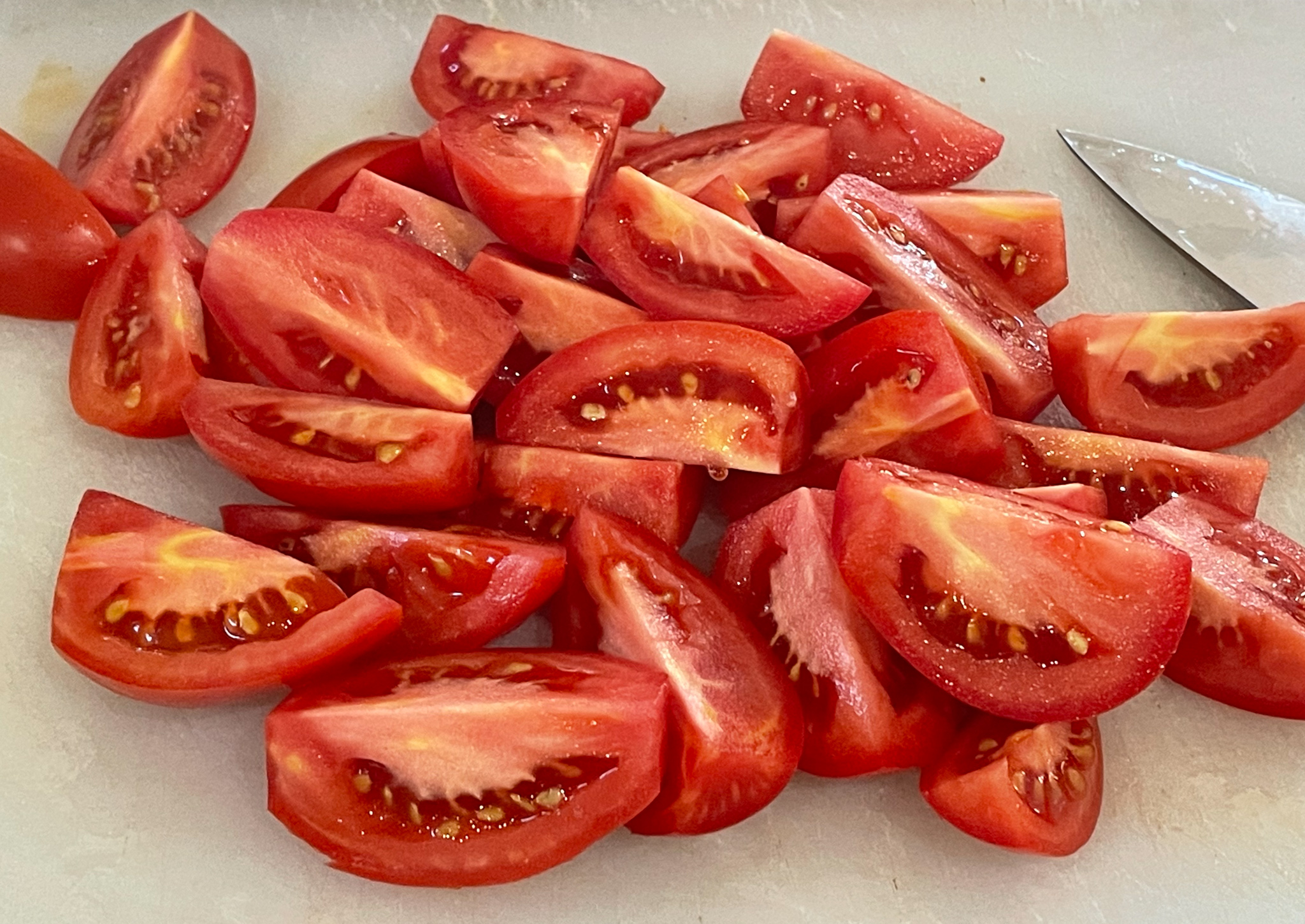 Fresh plum tomatoes