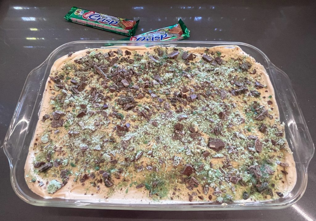 Peppermint Crisp Tart